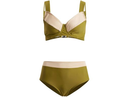 B.P.C ekskluzywane bikini khaki-beżowe modne ^44(85D)