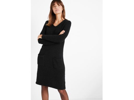 B.P.C sukienka dzianinowa czarna mięciutka ^40/42
