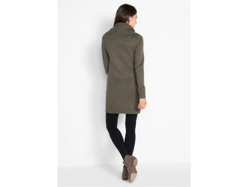 B.P.C sukienka dzianinowa z szerokim golfem w warkocze r.40/42