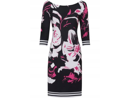 B.P.C sukienka w kolorowe wzory dopasowana r.36/38