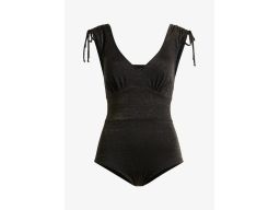 B.P.C kostium czarny jednoczęściowy złota nitka 46.