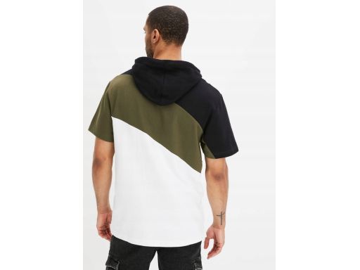 B.P.C Bluza męska z kapturem krótki rękaw bawełniana ^60/62, XXL