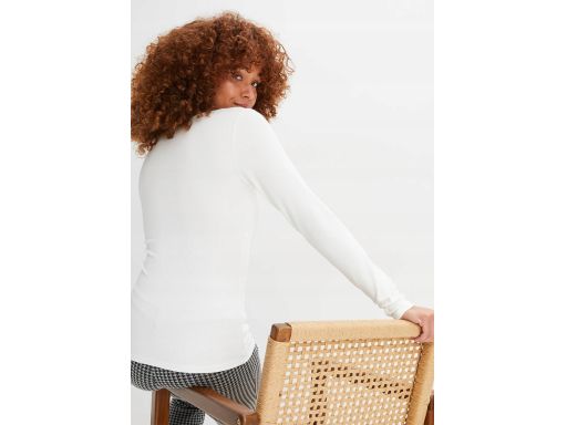 B.P.C malinowa bluzka z dekoltem serce 48/50.