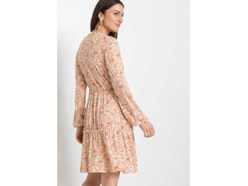 B.P.C sukienka dżersejowa frędzle ^40/42