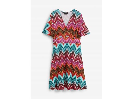 B.P.C kolorowa sukienka przed kolano ^48/50