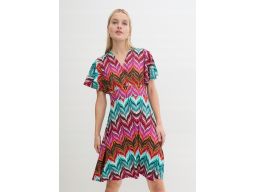 B.P.C kolorowa sukienka przed kolano ^48/50
