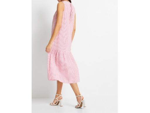 B.P.C sukienka midi w cienkie paseczki r.36