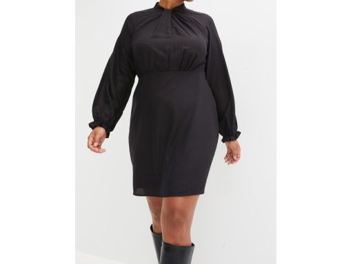 B.P.C sukienka czarna z długim rękawem ^50