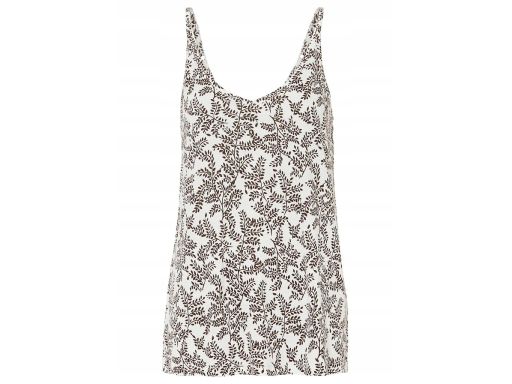 B.P.C top na cienkie ramiączka we wzory roślinne ^40/42