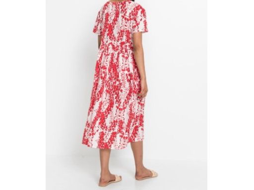 B.P.C sukienka cieniutka we wzory midi r.40