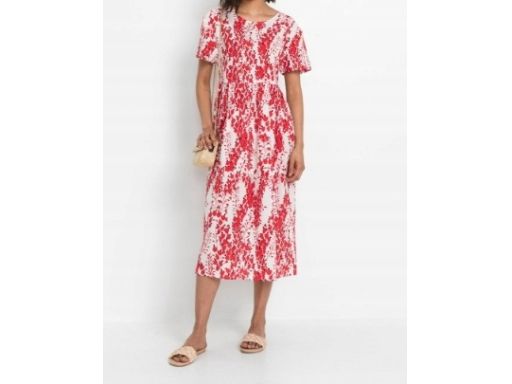 B.P.C sukienka cieniutka we wzory midi r.40