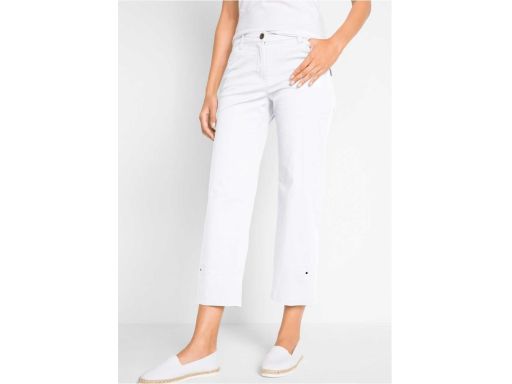 B.P.C spodnie 7/8 białe damskie 36.