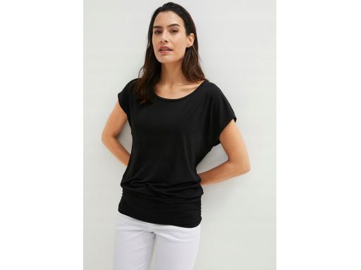 B.P.C bluzka czarna modne wycięcie na plecach ^44/46