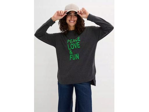 B.P.C bluzka z nadrukiem długi rękaw r.40/42