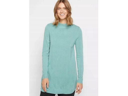 B.P.C długi sweter klasyczny szałwiowy r.40/42