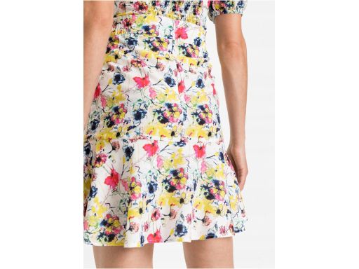 B.P.C spódnica w kwiaty z falbaną 46.