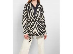 B.P.C kardigan z wiązaniem z frędzlami r.52/54