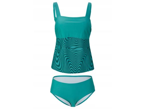 B.P.C tankini turkusowe z figami ^44
