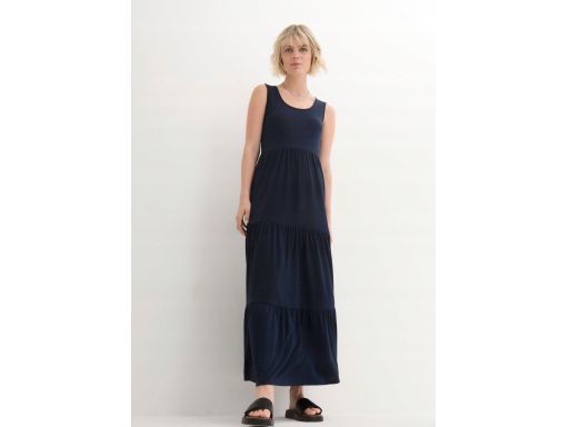 B.P.C granatowa sukienka maxi ^44/46