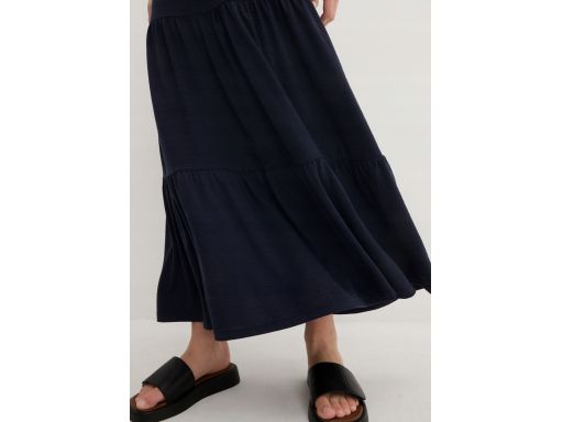 B.P.C granatowa sukienka maxi ^44/46
