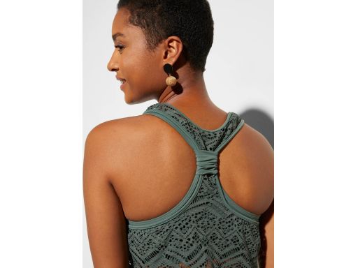 B.P.C tankini oliwkowe ażurowe ^48