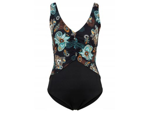 B.P.C kostium jednoczęściowy czarny ze wzorem ^42