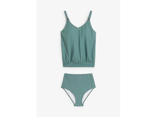 B.P.C tankini eukaliptusowe z figami z wysokim stanem 46.