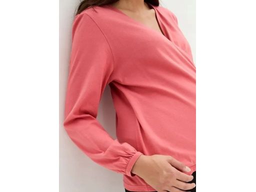 B.P.C bluzka rabarbarowa damska kopertowa r.48/50