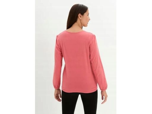 B.P.C bluzka rabarbarowa damska kopertowa r.48/50