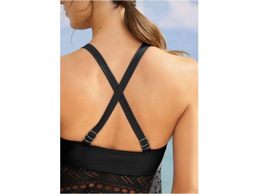 B.P.C czarne tankini ażurowe r.38