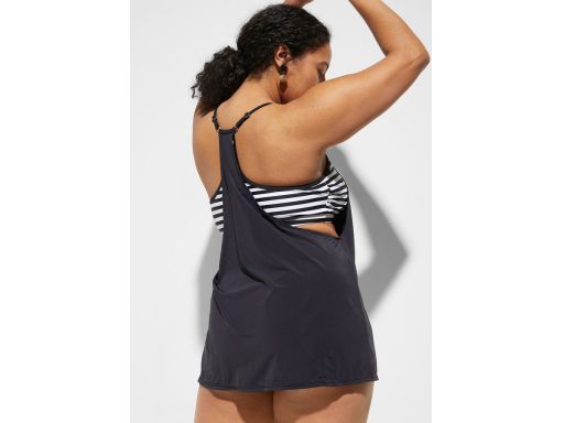 B.P.C tankini 2w1 czarne w budowanym topem ^40