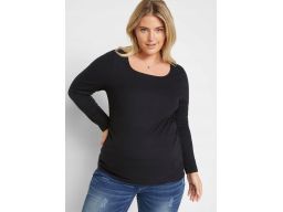 B.P.C bluzka ciążowa czarna prążkowana ^36/38
