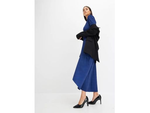 B.P.C sukienka z dżerseju z marszczeniem i falbaną ^40/42