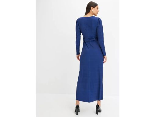 B.P.C sukienka z dżerseju z marszczeniem i falbaną ^40/42