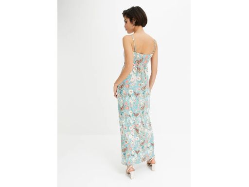 B.P.C długa sukienka letnia we wzory 32/34.