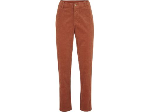 B.P.C spodnie damskie sztruksowe brązowe r.54