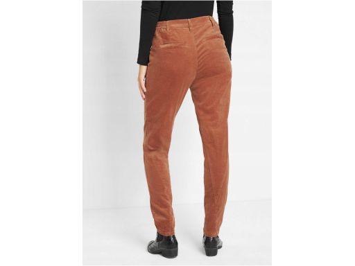 B.P.C spodnie damskie sztruksowe brązowe r.54