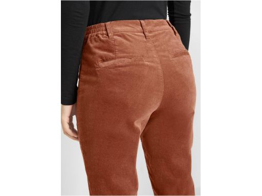 B.P.C spodnie damskie sztruksowe brązowe r.54