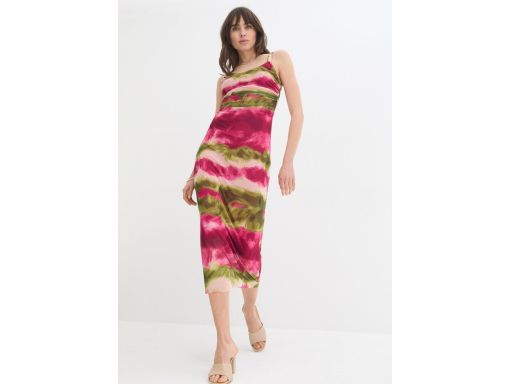 B.P.C sukienka siateczkowa długa kolorowa r.48/50