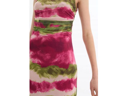 B.P.C sukienka siateczkowa długa kolorowa r.48/50