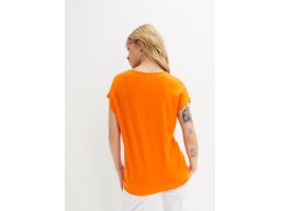 B.P.C t-shirt pomarańczowy z dekoracyjnym pierścieniem r.44/46