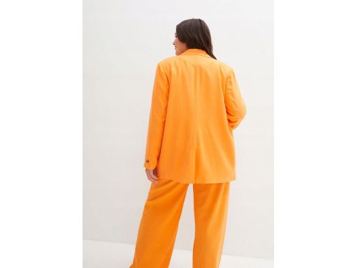 B.P.C żakiet lniany pomarańczowy neonowy 52.