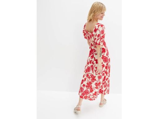 B.P.C sukienka z nadrukiem krepowana r.40/42