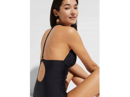 B.P.C Kostium kąpielowy czarny odkryte plecy ^42