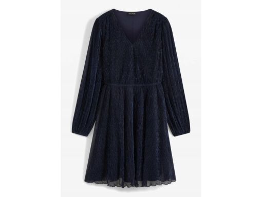 B.P.C sukienka granatowa z połyskującą nitką ^40/42