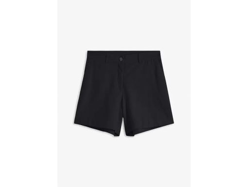 B.P.C lniane krótkie spodenki czarne r.52