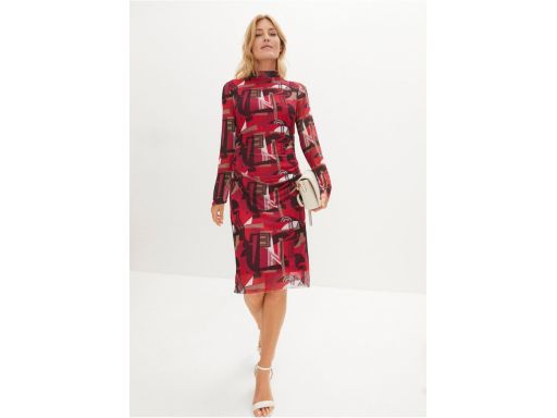 B.P.C sukienka siateczkowa midi wzory 44/46.