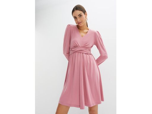 B.P.C sukienka brudny pudrowy róż r.52/54