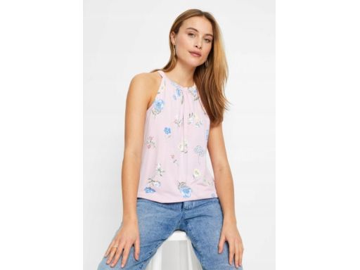 B.P.C top z nadrukiem różowy ^40/42