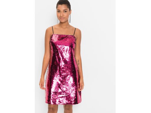 B.P.C sukienka błyszcząca cekiny dwustronne ^42